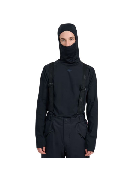 Men's thermal sweatshirt 4F M100 deep black 4FWAW25UBRUM100 20S (245807)