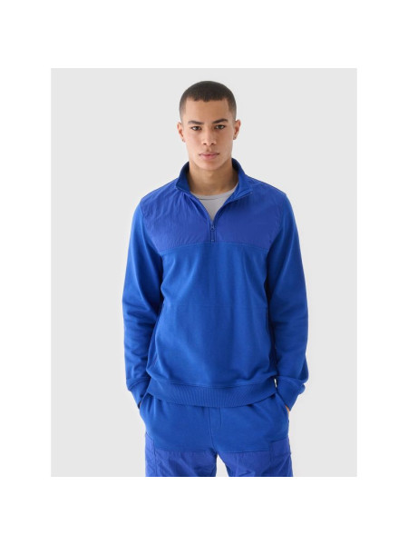 Men's sweatshirt without zipper, without hood, 4F 4FRSS24TSWSM2035-36S (240820)