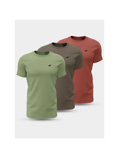 T-shirts 4F M 4FWSS24TTSHM1896-91S 3PAK (194740)