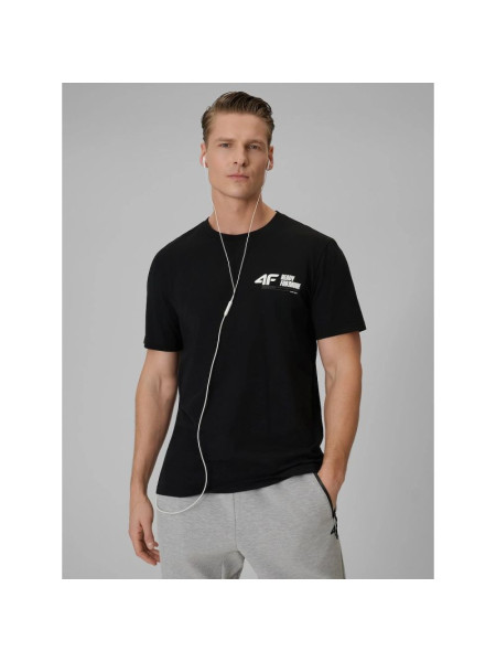 Men's regular plain T-shirt 4F 4FRSS26TTSHM3992-20S (318746)