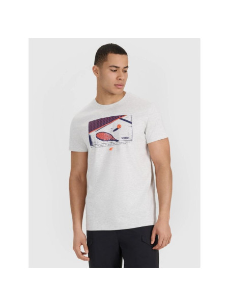 Men's regular printed T-shirt 4F 4FRSS25TTSHM2980-27M (332455)