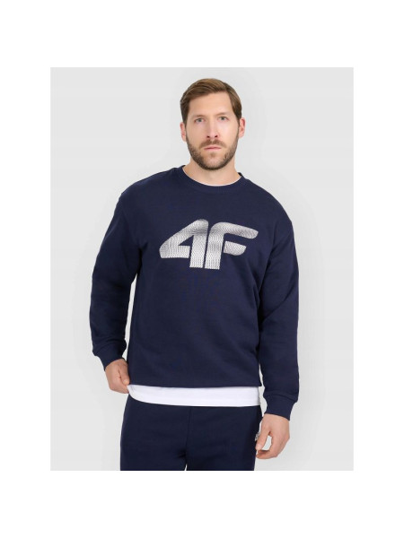 Men's sweatshirt without zipper and hood 4F 4FRMM00TSWSM2479-31S (307747)