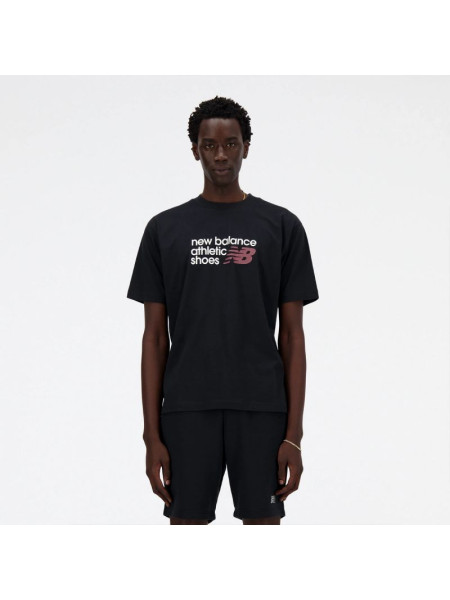 New Balance S/S Brand T-Sh M MT41524BK T-shirt (204631)
