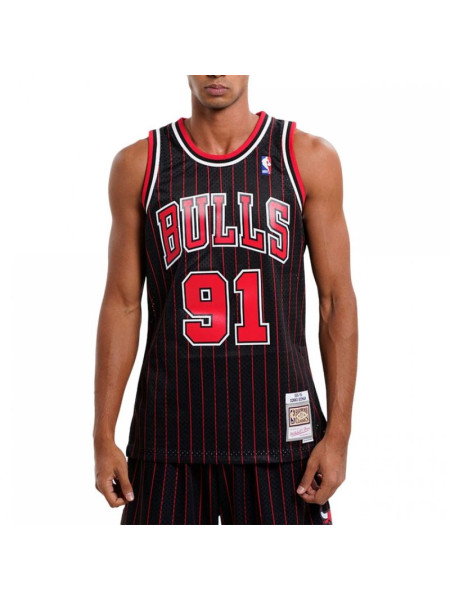 Mitchell & Ness Chicago Bulls NBA Swingman Alternate Jersey Bulls 95 Dennis Rodman M SMJYGS18150-CBUBLCK95DRD (197563)