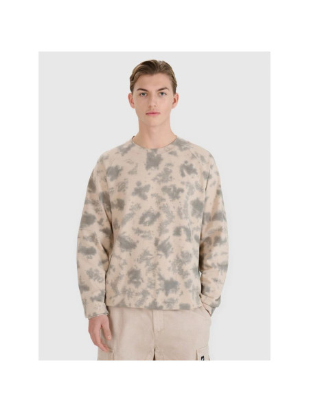 Men's sweatshirt without zipper and hood 4F 4FRSS25TSWSM2180-83A (268671)