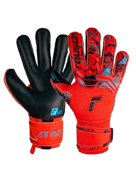 Reusch Attrakt Gold X Evolution Cut Finger Support M 53 70 950 3333 goalkeeper gloves (125826)