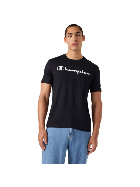 Men's Champion SS Tee T-Shirt black 221814 KK001 (366235)