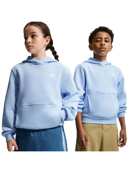 Nike Sportswear Club Fleece Kids' Sweatshirt, Light Blue, FD3000 408 (323540)