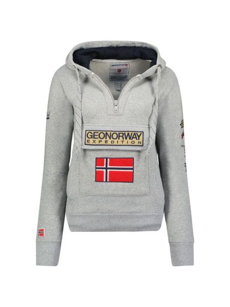 Geographical Norway 3/4 Gymclass Distri M WU1293H/GN B-Grey sweatshirt (222557)