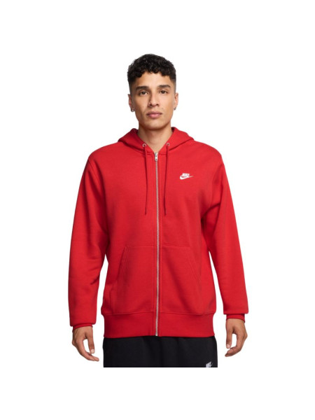 Nike Club BB FZ Hoodie Men's Red FN3861 657 (323550)
