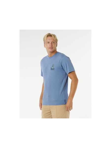 Men's RIP CURL Vaporcool Search Stack Tee Blue (342633)