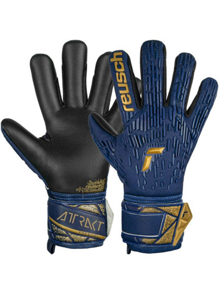 Reusch Attrakt Freegel Silver M goalkeeper gloves 5470235 4411 (188052)