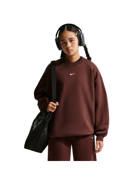 Nike Sportswear Studio Kids’ Sweatshirt, Brown, IM4947 658 (369727)
