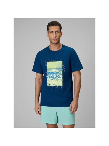Men's regular printed T-shirt 4F 4FWSS26TTSHM2783-46S (316844)