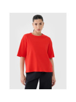 Women's regular waffle knit T-shirt 4F 4FRSS25TTSHF2651-62S (268672)