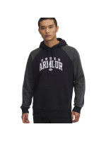 Men's Under Armour Rival Fleece Colorblock Hoodie Black 6003958 001 (269168)
