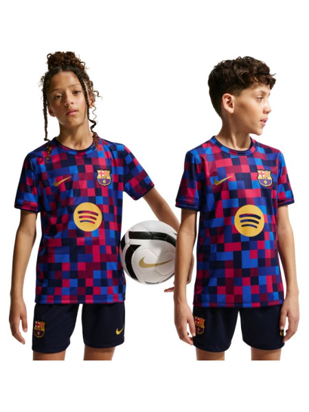Nike FC Barcelona Kids' T-Shirt Burgundy and Blue II1752 621 (340140)
