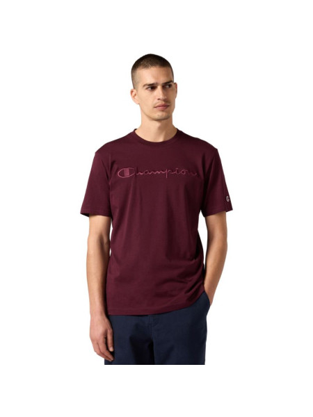 Men's Champion SS Tee Burgundy 220273 RS522 (240982)