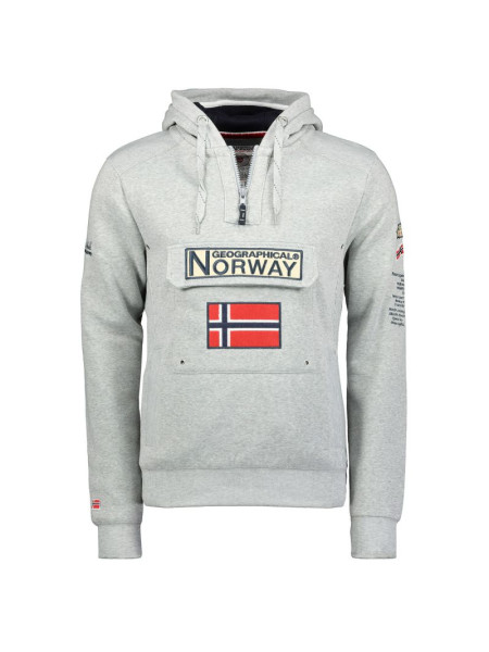 Geographical Norway 3/4 Gymclass sweatshirt 100 M WU4184H/GN B-Grey (223577)