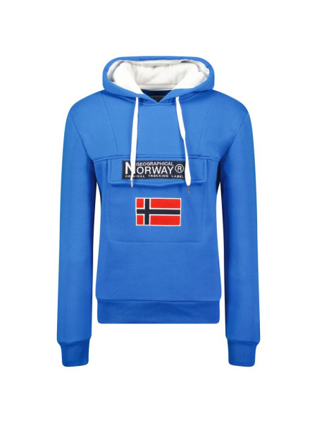 Geographical Norway Gadrien DB 054 M WW6115H/GN-Royal Blue / White sweatshirt (223631)