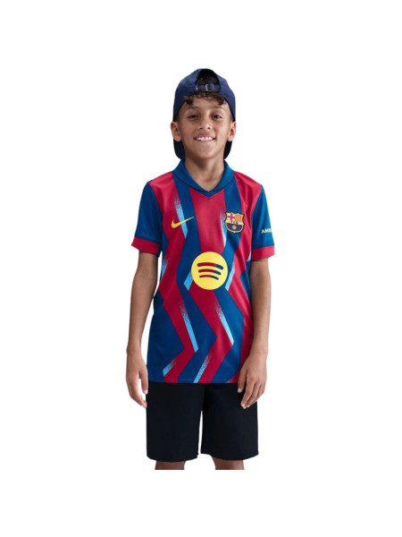 Nike FC Barcelona Stadium 25/26 Kids' Navy-Red Jersey FZ1307 432 (363076)