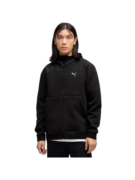 Men's Puma Tech Material Mix Hoodie, black 694490 01 (370001)