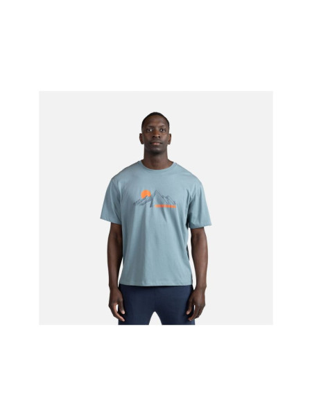 ROSSIGNOL Waterfall Tee Men's T-Shirt Blue (365454)