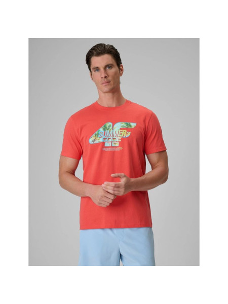 Men's regular printed T-shirt 4F 4FRSS26TTSHM4305-63S (326410)
