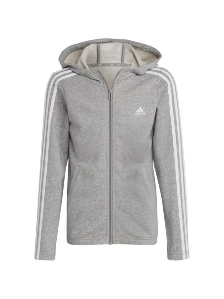 adidas Essentials 3-Stripes Full-Zip Hoodie Jr IC3635 (191532)