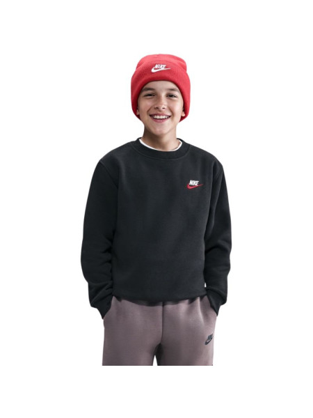 Nike Sportswear Club Fleece Kids' Sweatshirt Black FD3006 012 (266852)