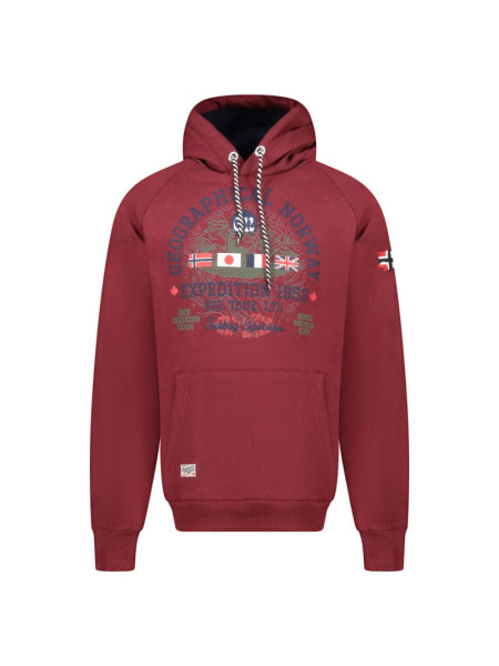 Geographical Norway DB 100 M sweatshirt WZ3006H/GN-Burgundy (223969)