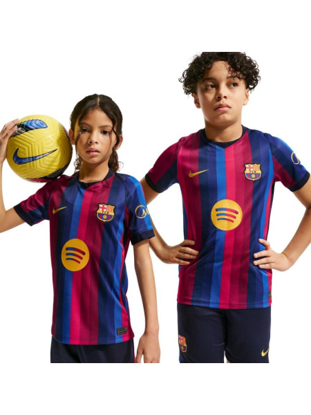 Nike FC Barcelona 2026/27 Stadium Home Kids' Jersey Burgundy Blue II1624 683 (350324)