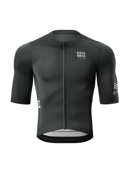 Rockbros 15220032001 ROAD TO SKY men's cycling jersey short sleeve S - black (335353)