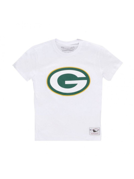 Mitchell & Ness NFL Team Logo Tee Green Bay Pacers M BMTRINTL1053-GBPWHIT (183438)