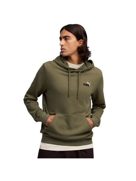 Men's Puma ESS 2 Color Small No. 1 Logo Hoodie olive 684719 81 (278590)