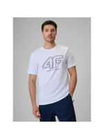 Men's regular T-shirt with 4F logo 4FRSS26TTSHM3999-10S (322677)