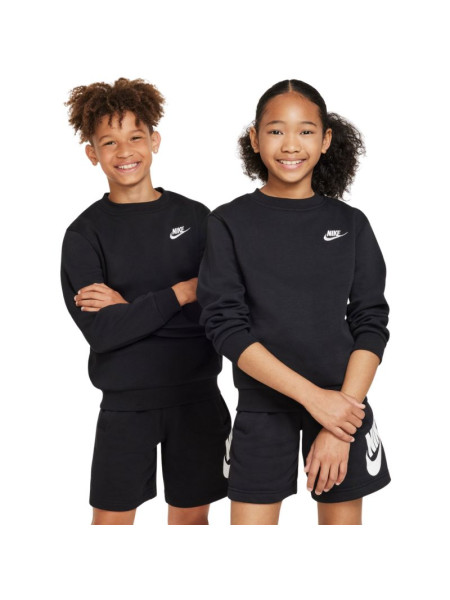 Nike Sportswear Club Fleece Kids' Sweatshirt Black FD3006 010 (323544)