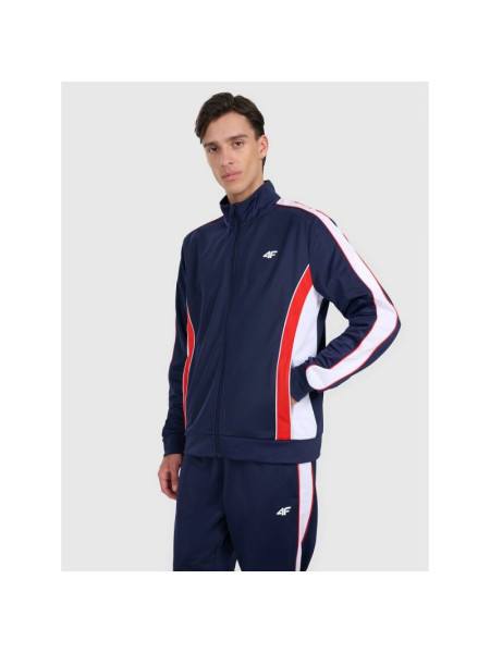 Men's zip-up sweatshirt without hood 4F 4FRAW25TSWSM2459-31S (268706)