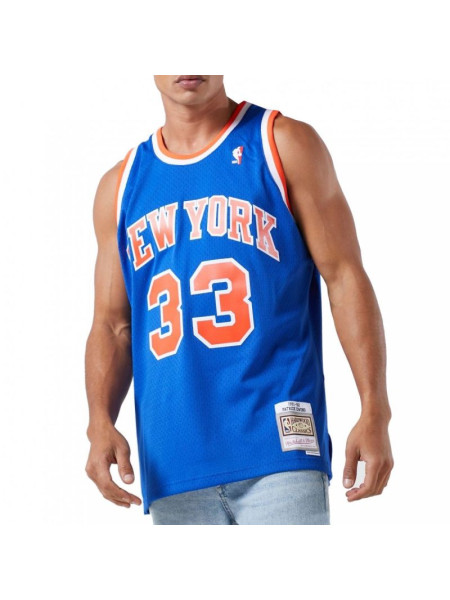 Mitchell & Ness NBA Swingman New York Knicks Patric Ewing T-Shirt SMJYGS18186-NYKROYA91PEW (183545)