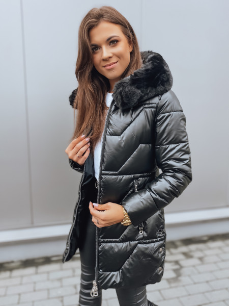 KRISTA dámska bunda čierna (ty3065)