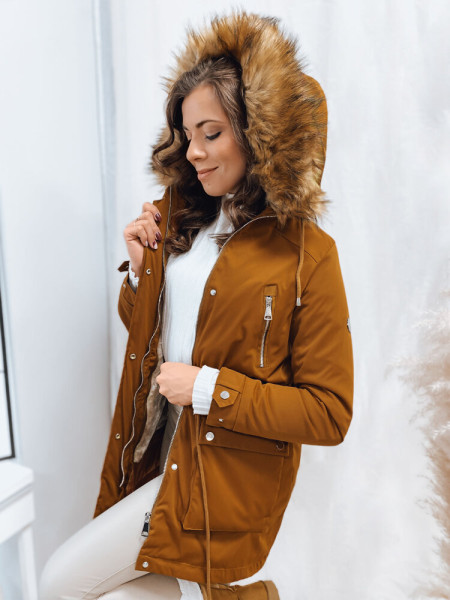STELLA dámska parka camel (ty3182)