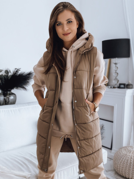 Dámska prešívaná vesta NOELIA khaki (ty3131)