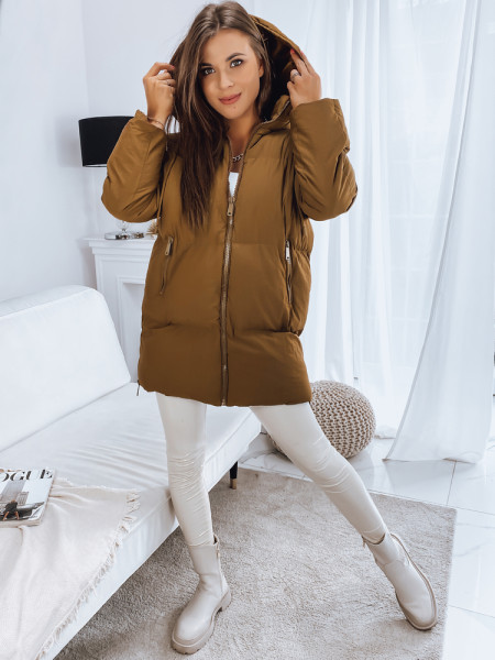Dámska prešívaná bunda LETLIS camel (ty3245)