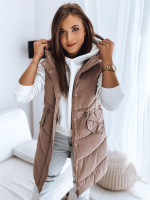 Dámska prešívaná vesta GAMIS ružová (ty3292)