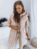 GAMIS dámska prešívaná vesta béžová (ty3293)