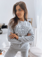 NOTHING dámska tepláková súprava svetlo šedá (ay0761)