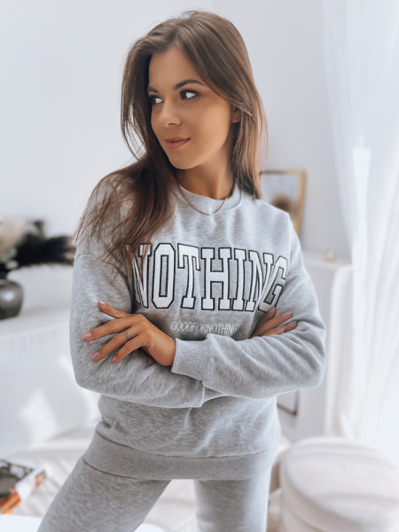 NOTHING dámska tepláková súprava svetlo šedá (ay0761)