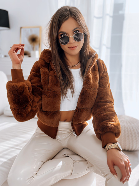 FERNANDA dámska bunda camel (ty2285z)