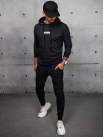 Pánska tepláková súprava čierna (ax0685)