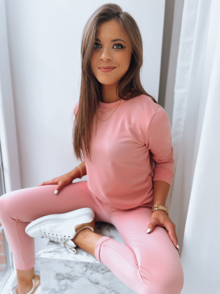 Dámska tepláková súprava MILIAN ružová (ay0820)